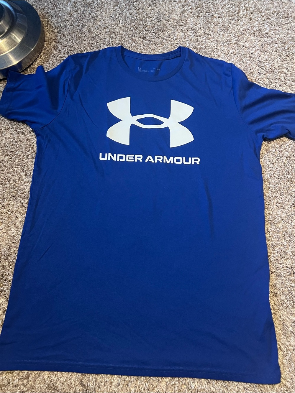 Under Armour Royal Blue Short Sleeve Logo Tee